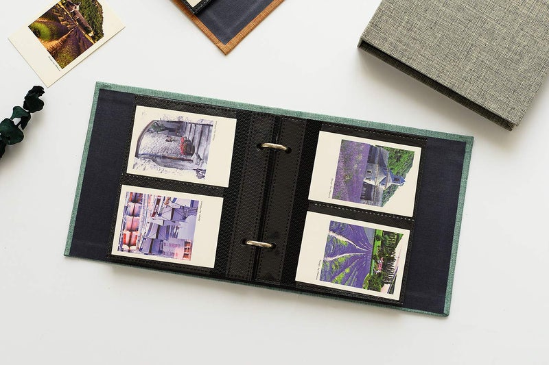 Ablus 100 Pocket Mini Photo Album - Fits Fujifilm Instax & Polaroid Snap Plus Kodak Mini Films (Gray) - Image 3